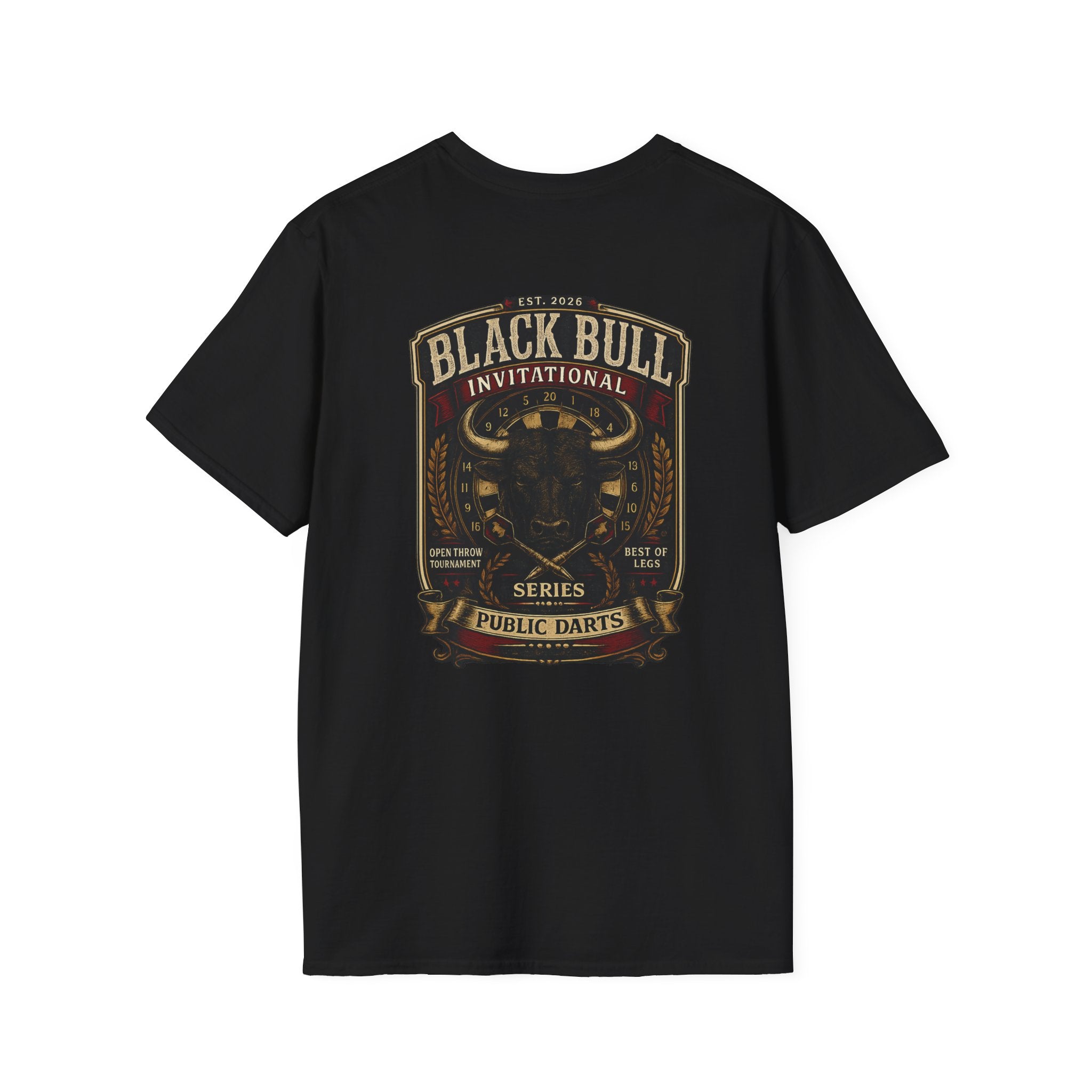 Black Bull Invitational T-Shirt (Two-Sided)