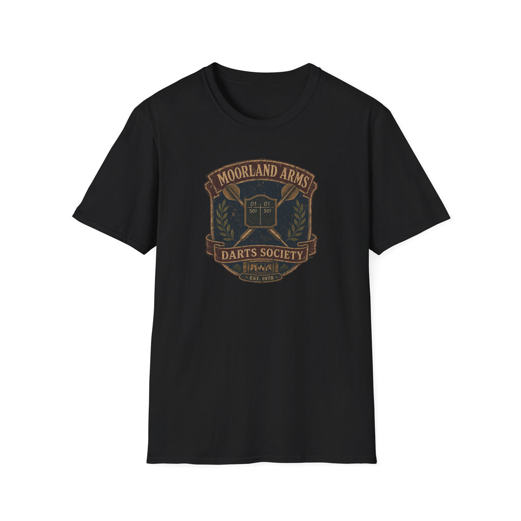 Moorland Arms Darts Society Vintage Pub Darts Tee
