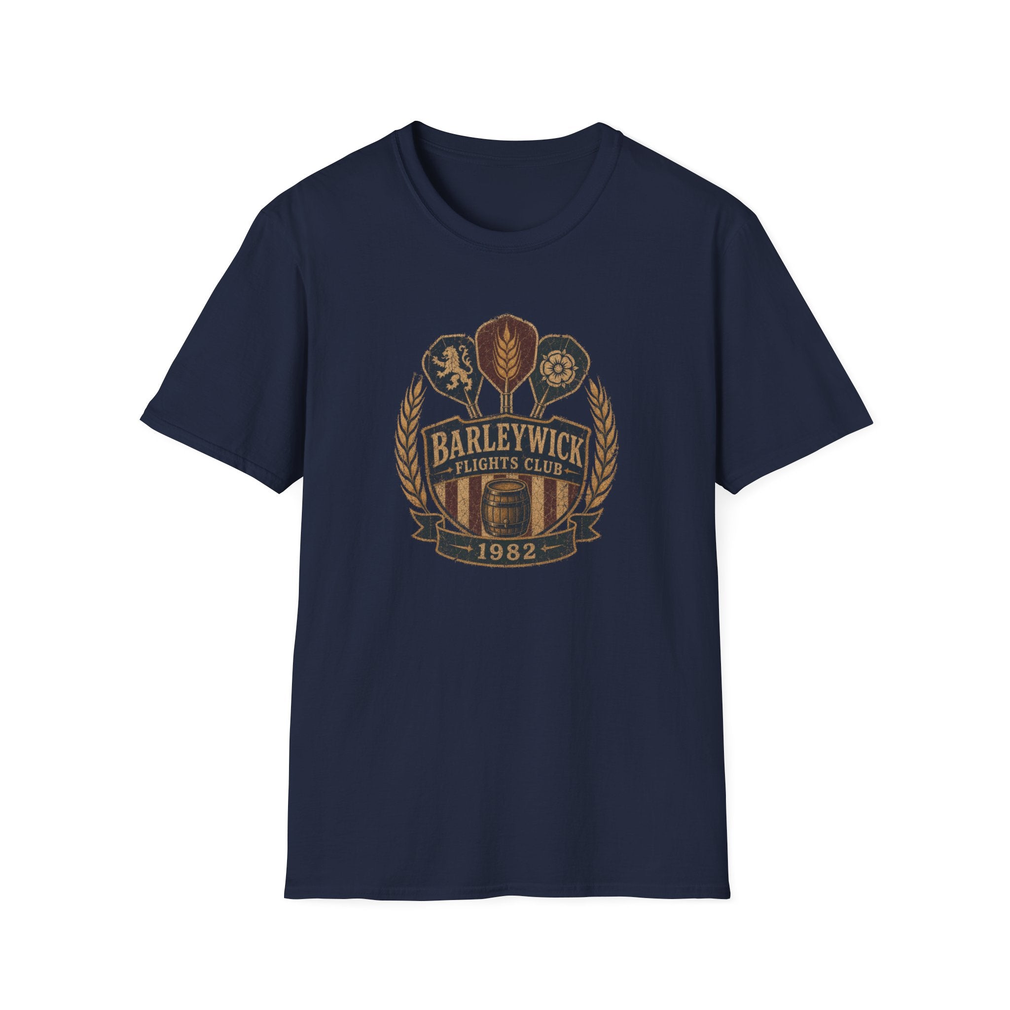 Barleywick Flights Club Vintage Darts Crest Tee