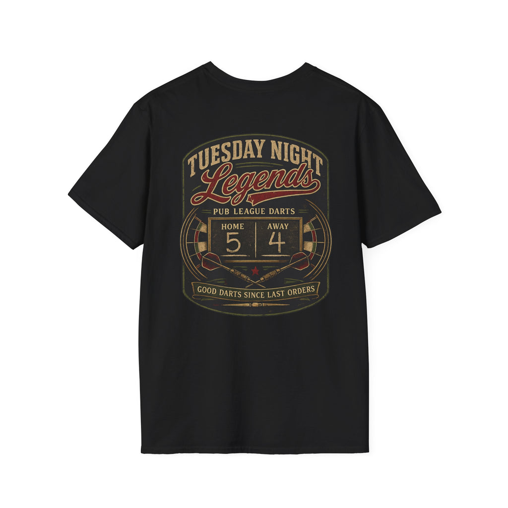 Tuesday Night Legends T-Shirt (Two-sided)