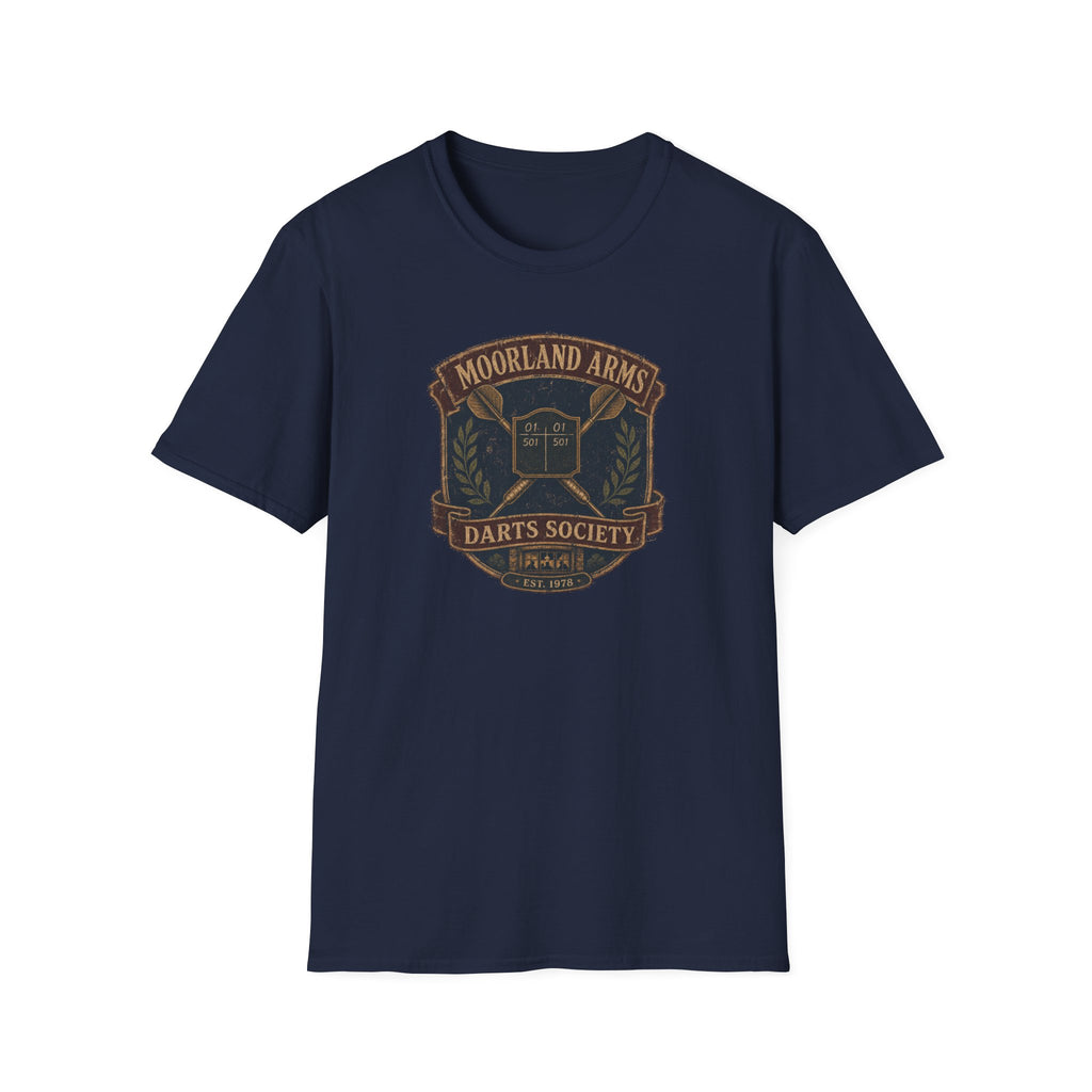 Moorland Arms Darts Society Vintage Pub Darts Tee