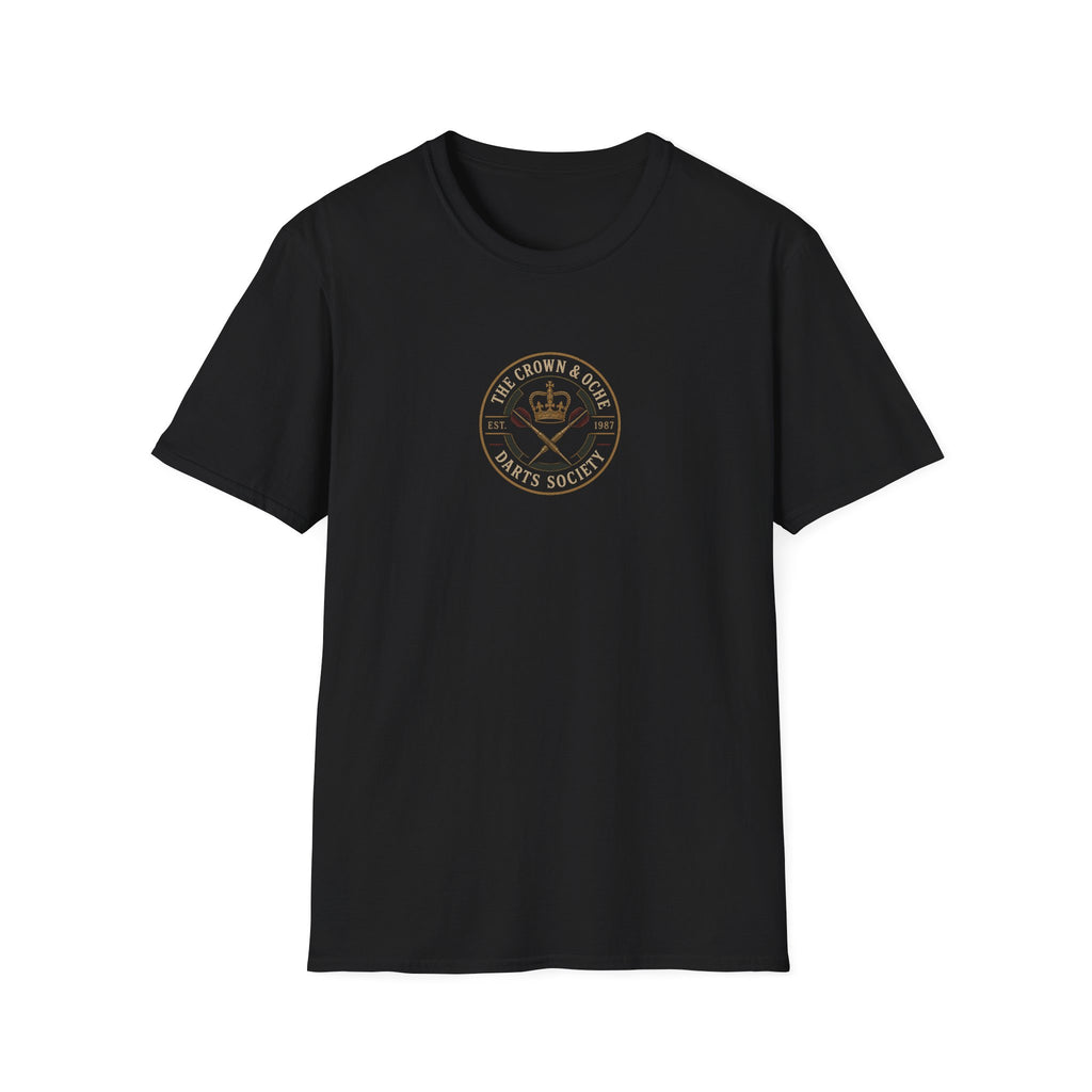 The Crown & Oche Darts Society T-Shirt (Two-sided)