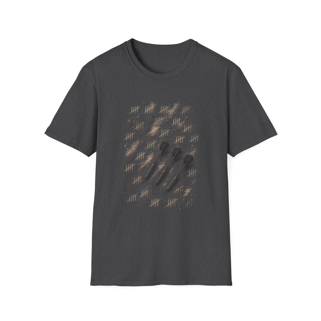 Chalk Mark Repetition Darts T-Shirt