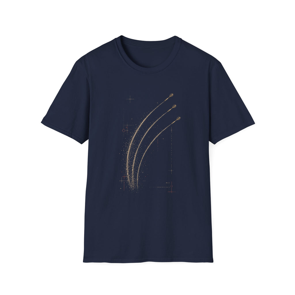 Trajectory Study No. 3 Darts T-Shirt