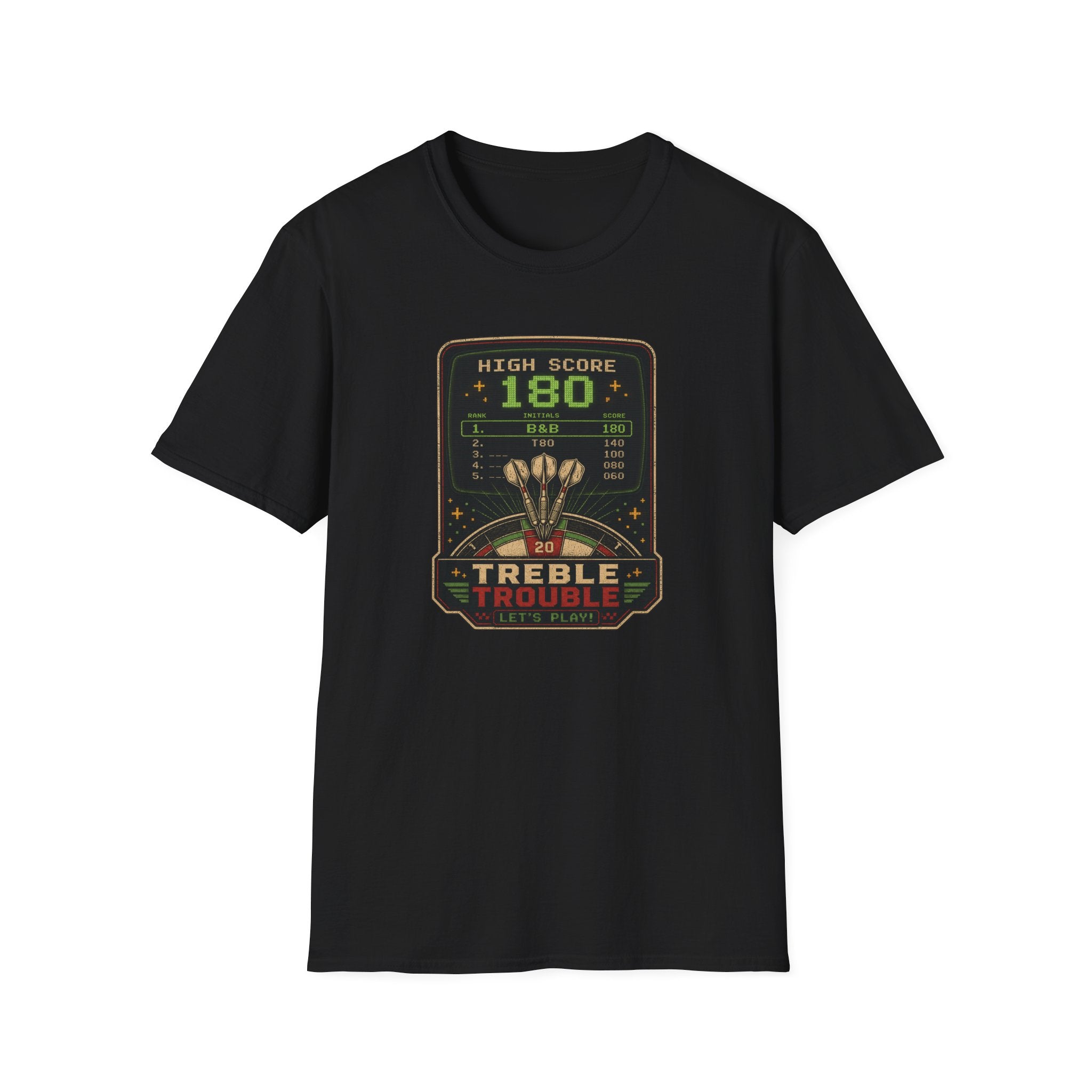 Treble Trouble High Score Retro-gaming Tee