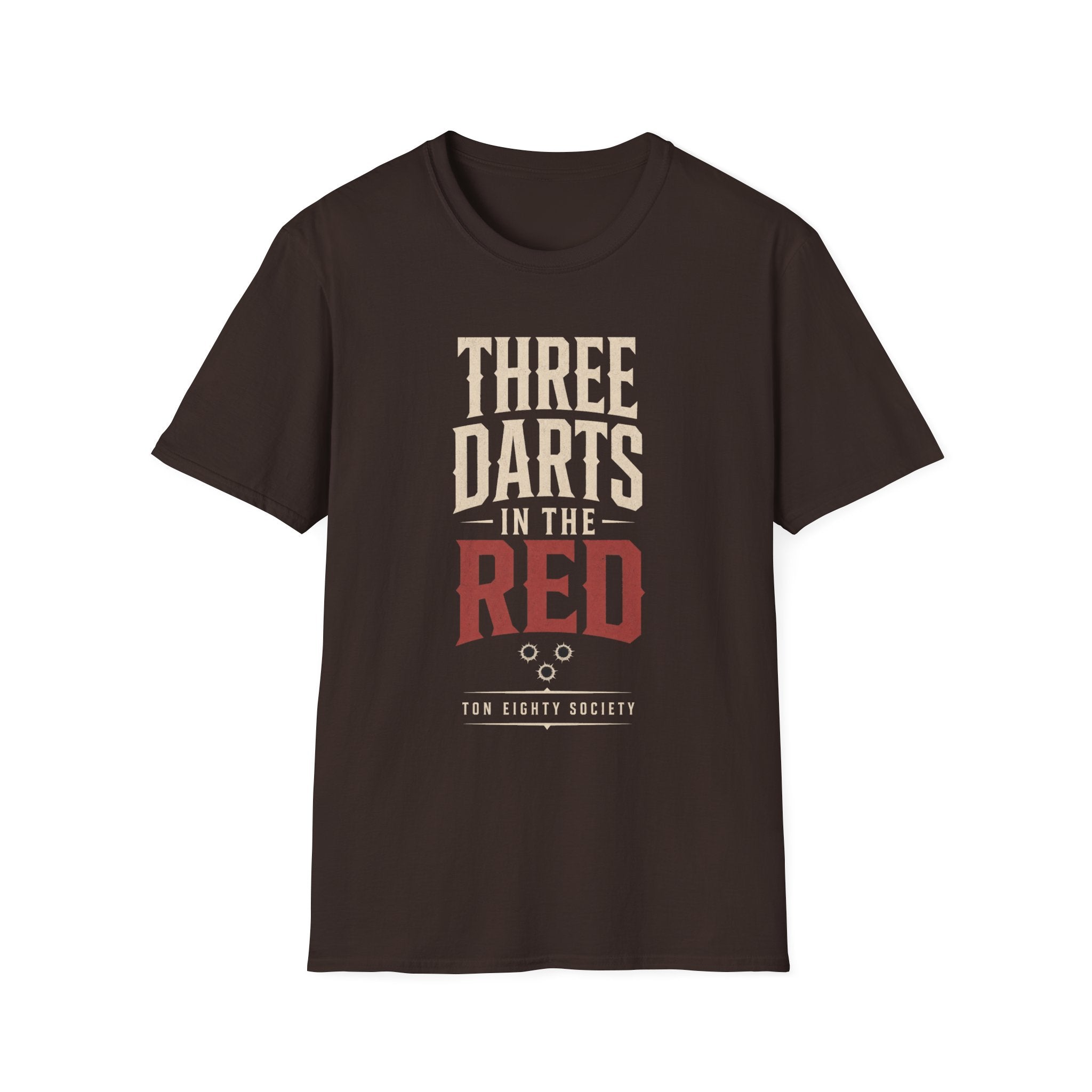 Three Darts In The Red T-Shirt