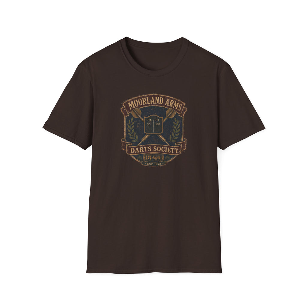 Moorland Arms Darts Society Vintage Pub Darts Tee