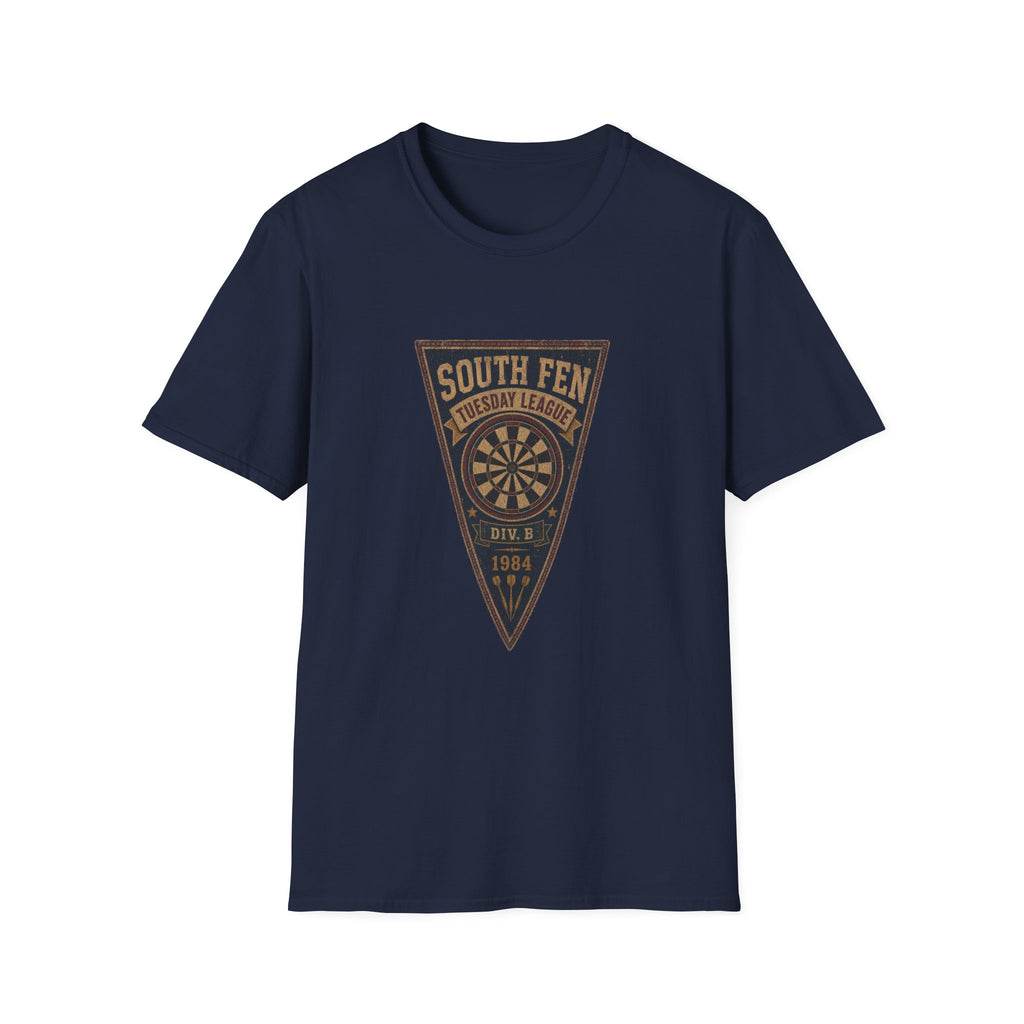 South Fen Tuesday League Vintage Darts Pennant Tee