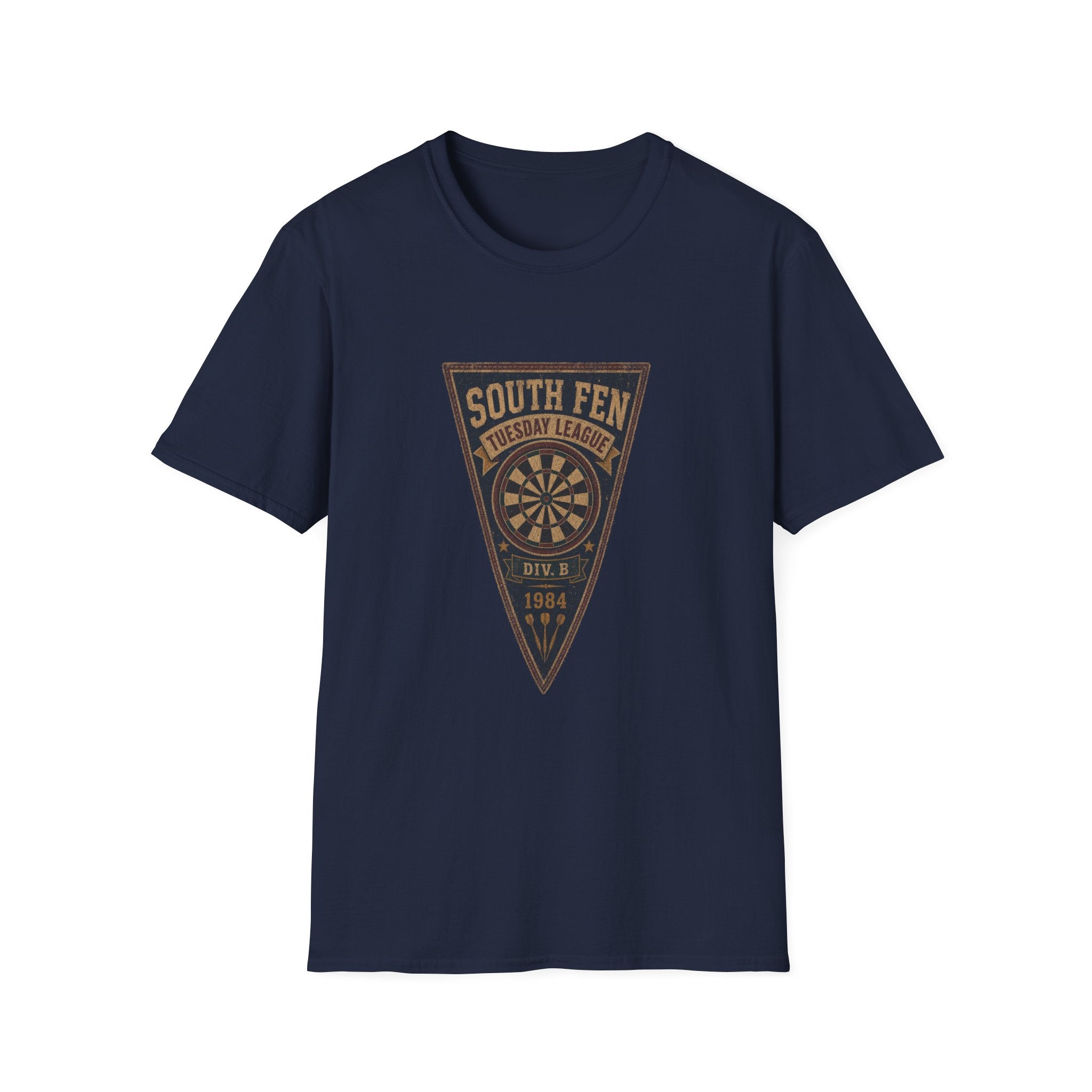 South Fen Tuesday League Vintage Darts Pennant Tee