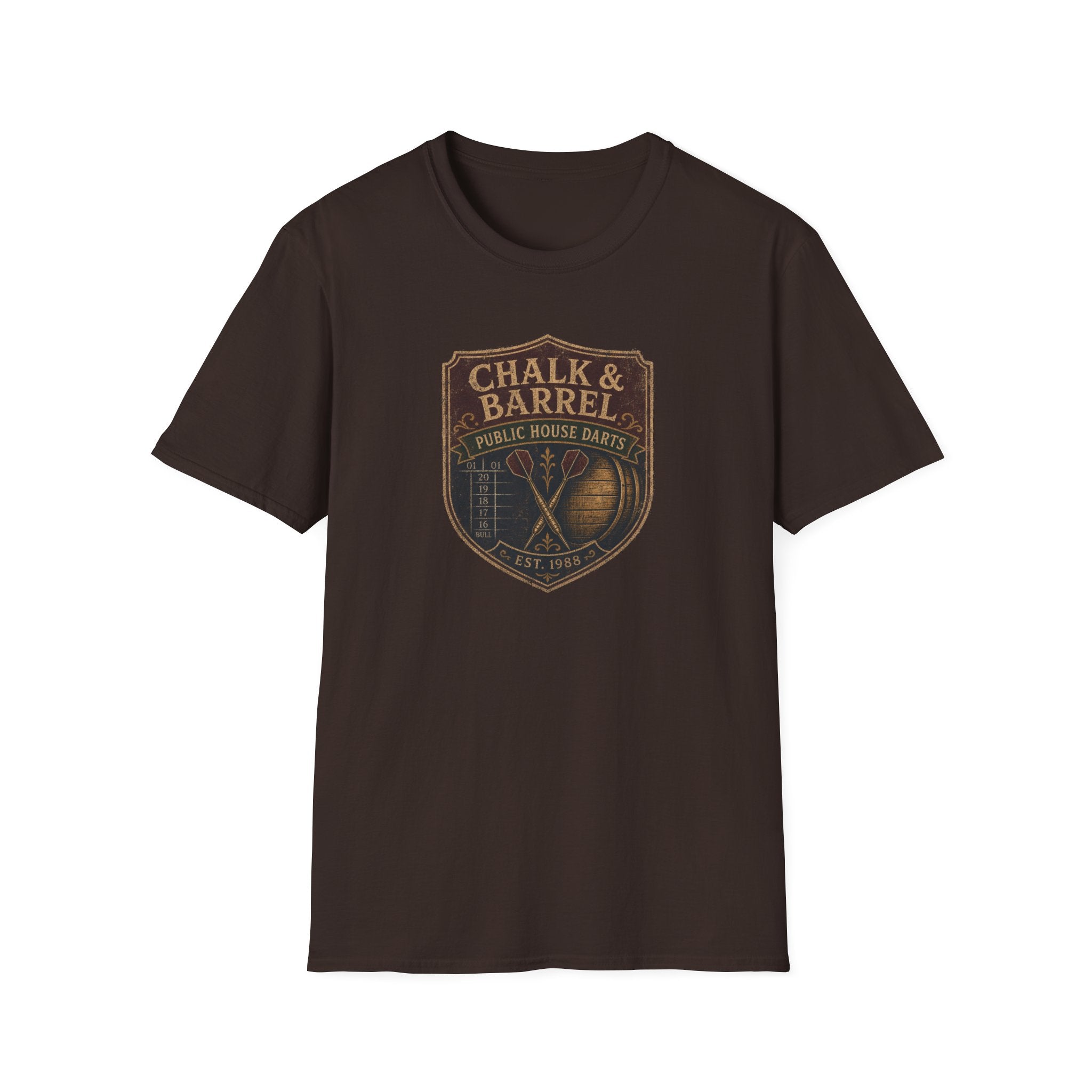Chalk & Barrel Public House Darts Tee