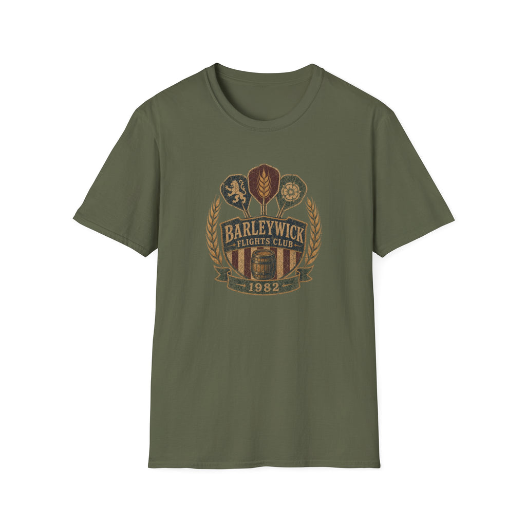Barleywick Flights Club Vintage Darts Crest Tee