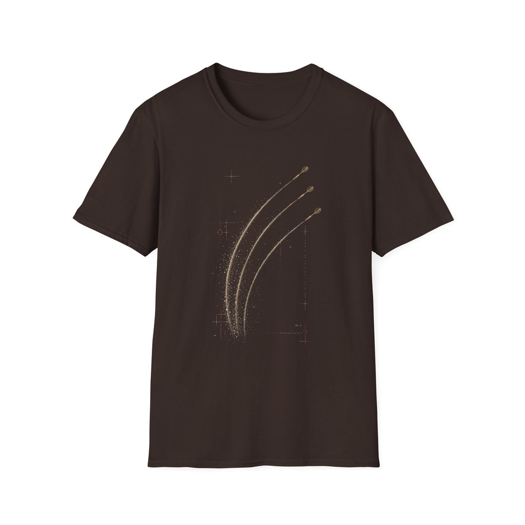 Trajectory Study No. 3 Darts T-Shirt