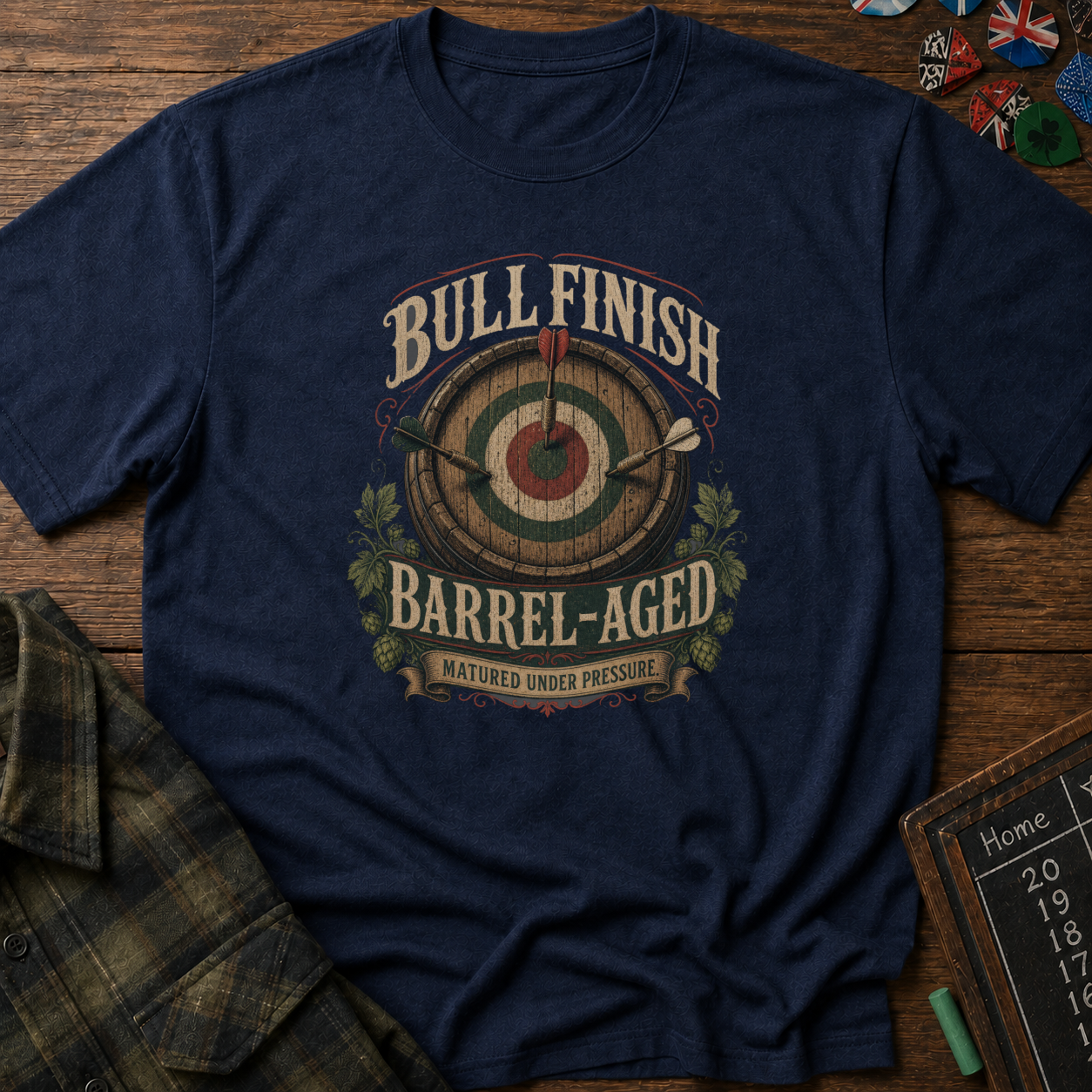 Bull Finish Barrel-Aged Darts T-Shirt