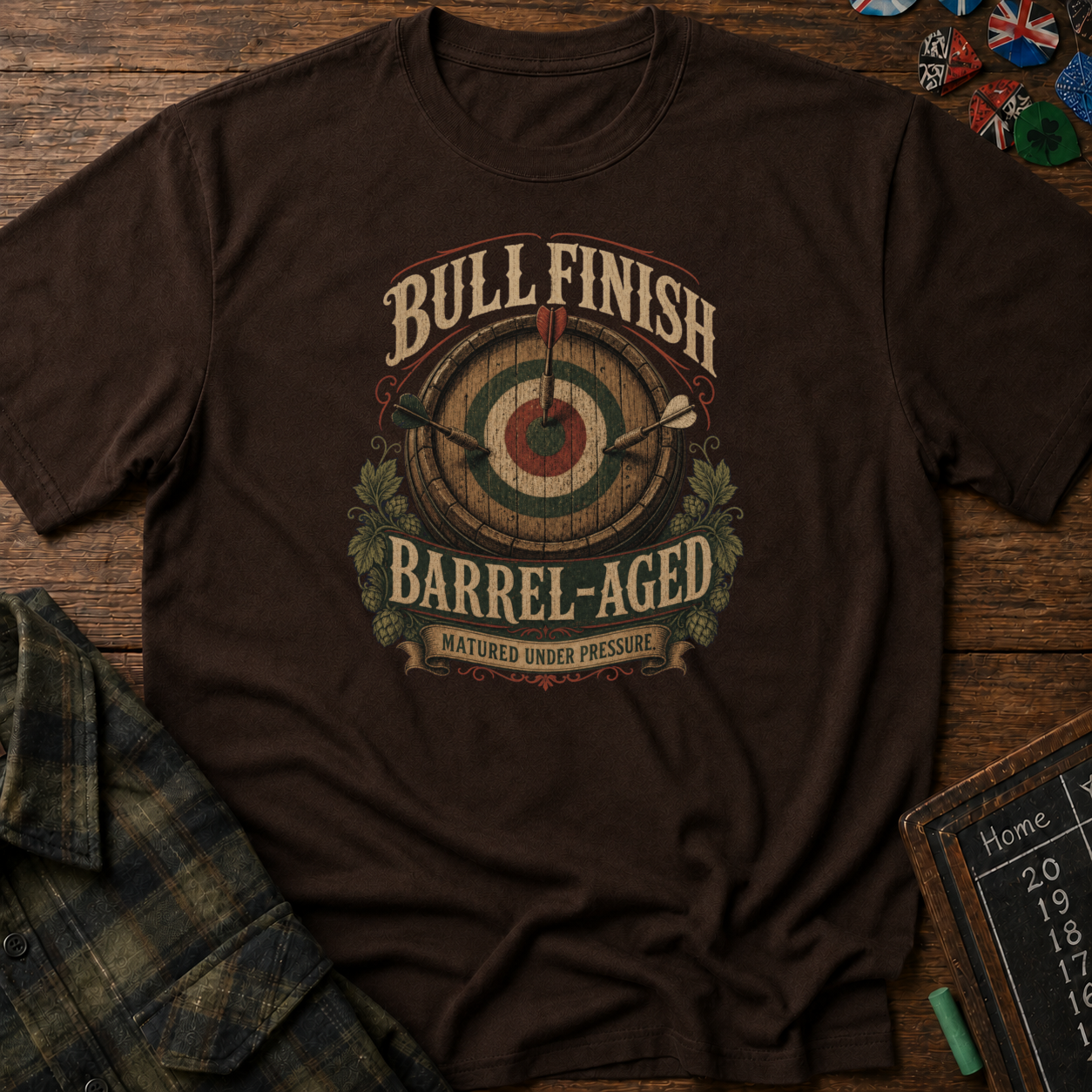 Bull Finish Barrel-Aged Darts T-Shirt