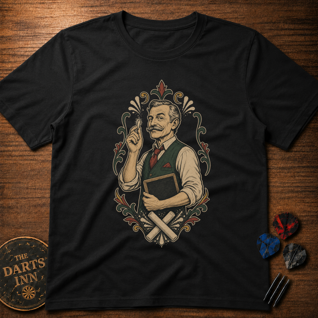 Chalky Stan Pub Darts T-Shirt