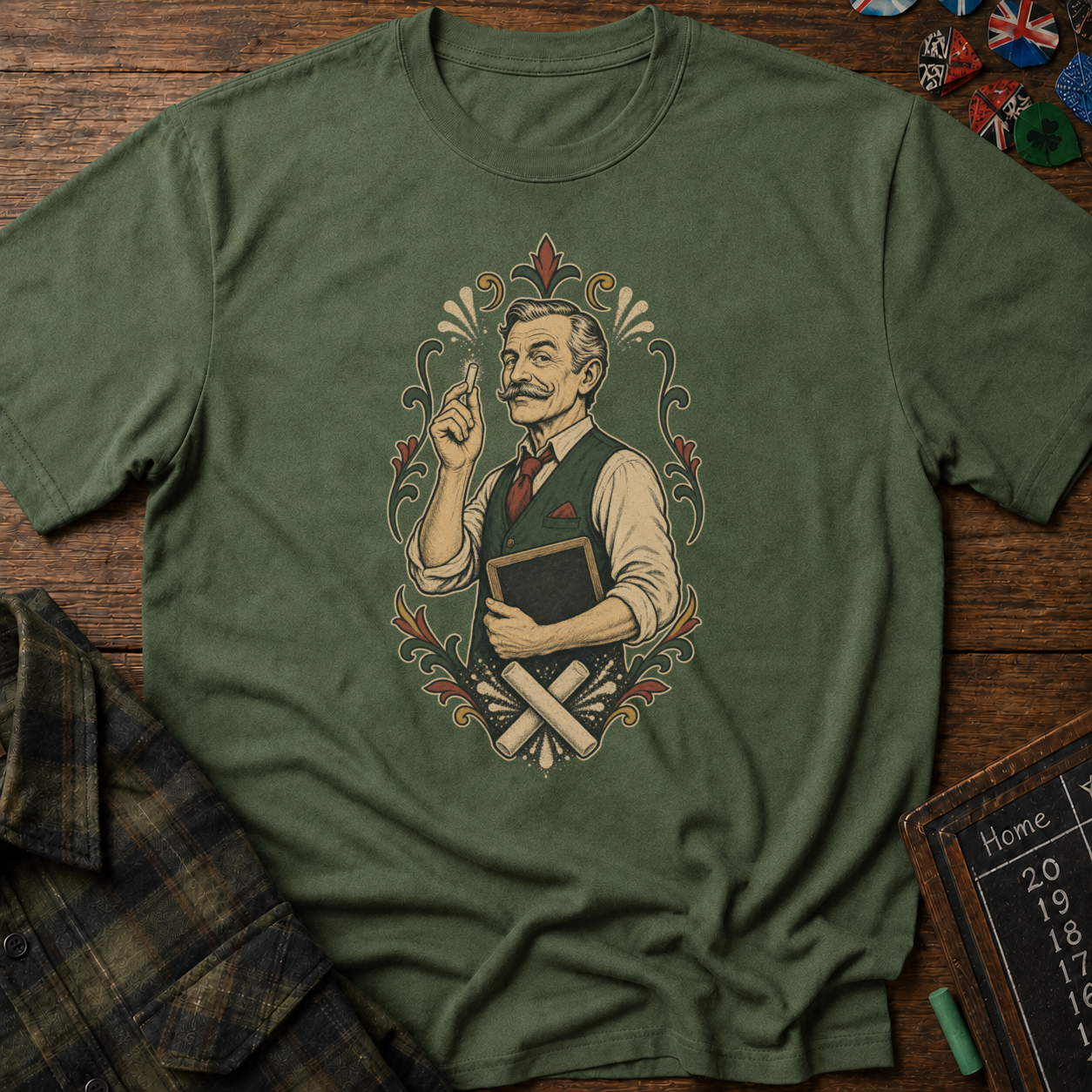 Chalky Stan Pub Darts T-Shirt