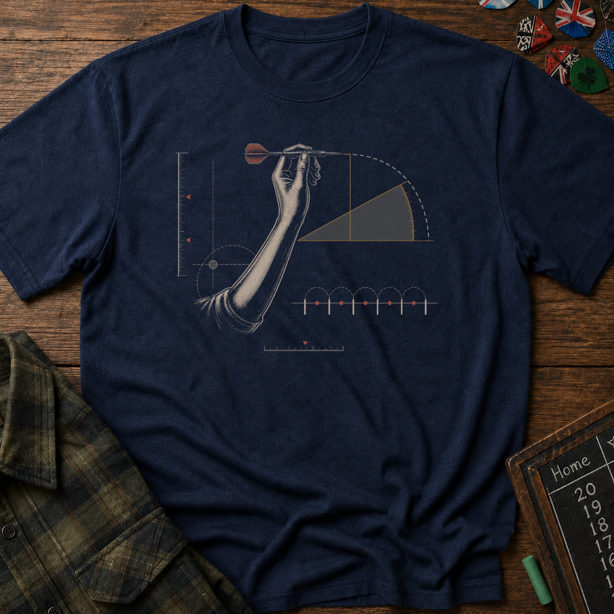 Darts Release Angle T-Shirt