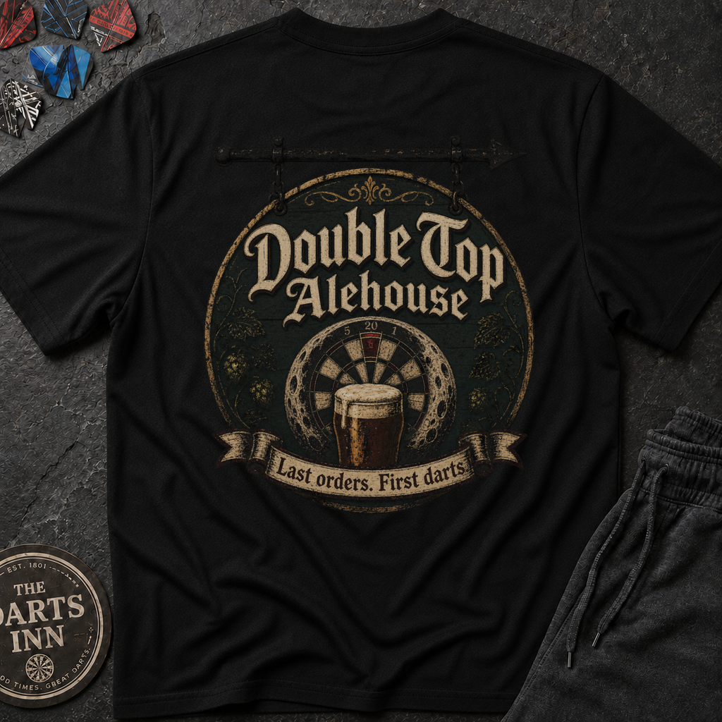 Double Top Alehouse Pub Darts T-Shirt