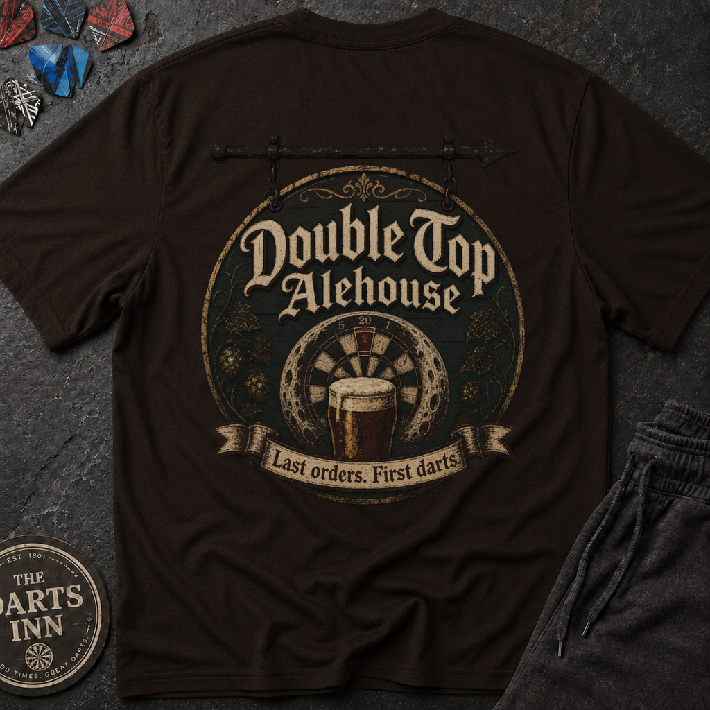 Double Top Alehouse Pub Darts T-Shirt
