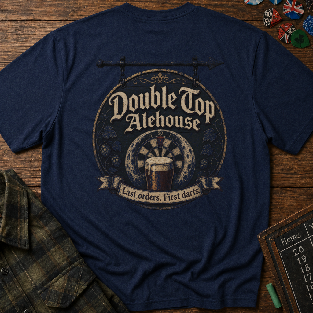 Double Top Alehouse Pub Darts T-Shirt