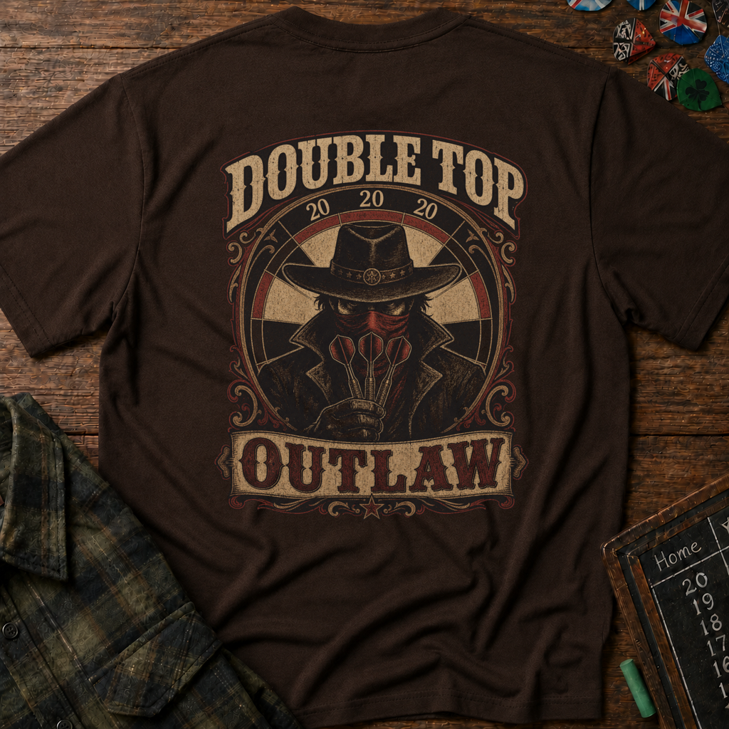Double Top Outlaw Darts T-Shirt