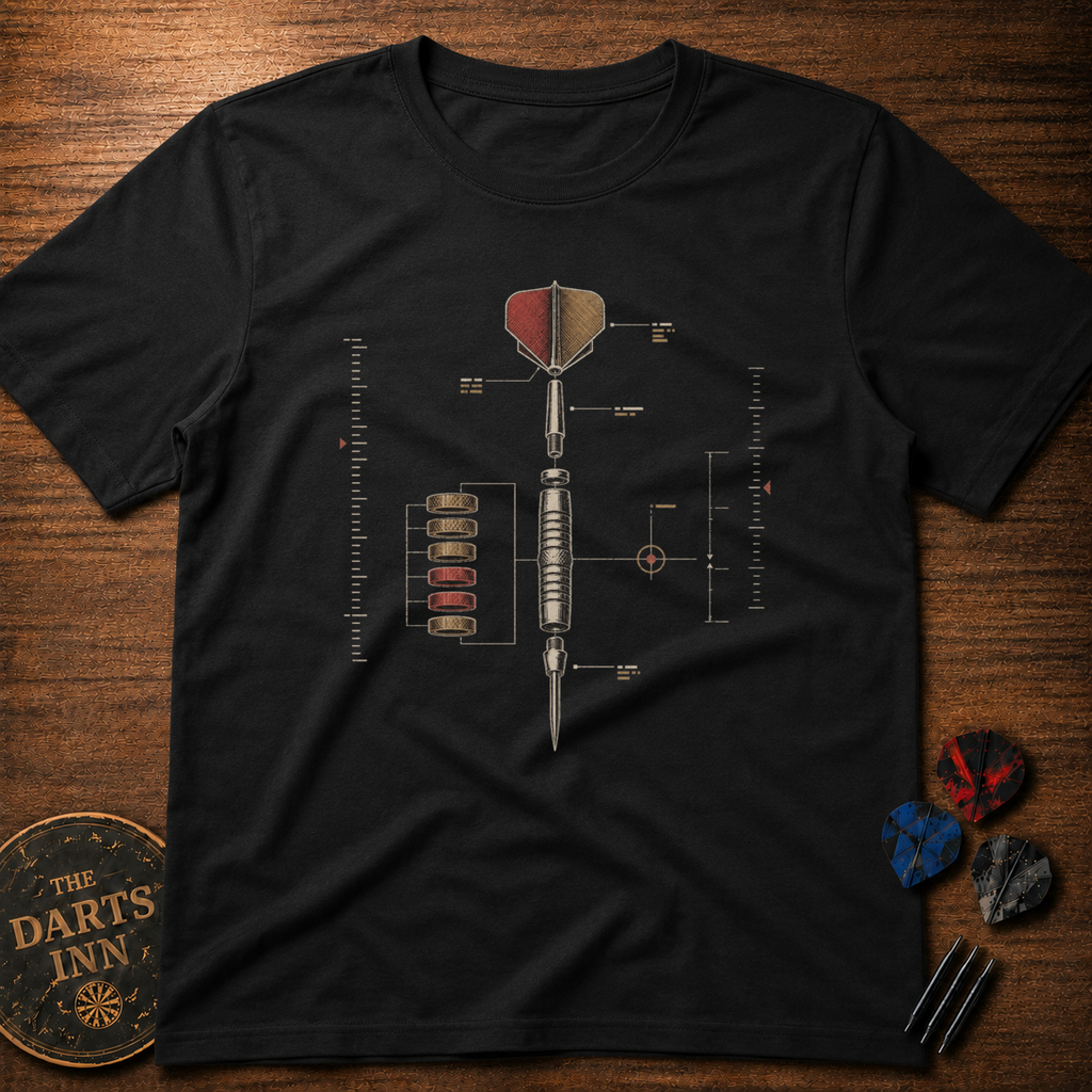 Exploded Dart Diagram T-Shirt