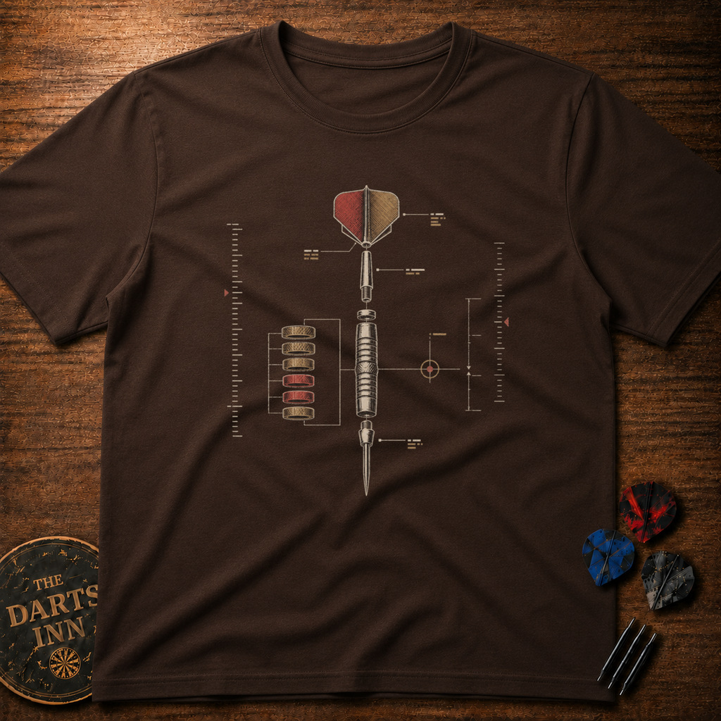 Exploded Dart Diagram T-Shirt