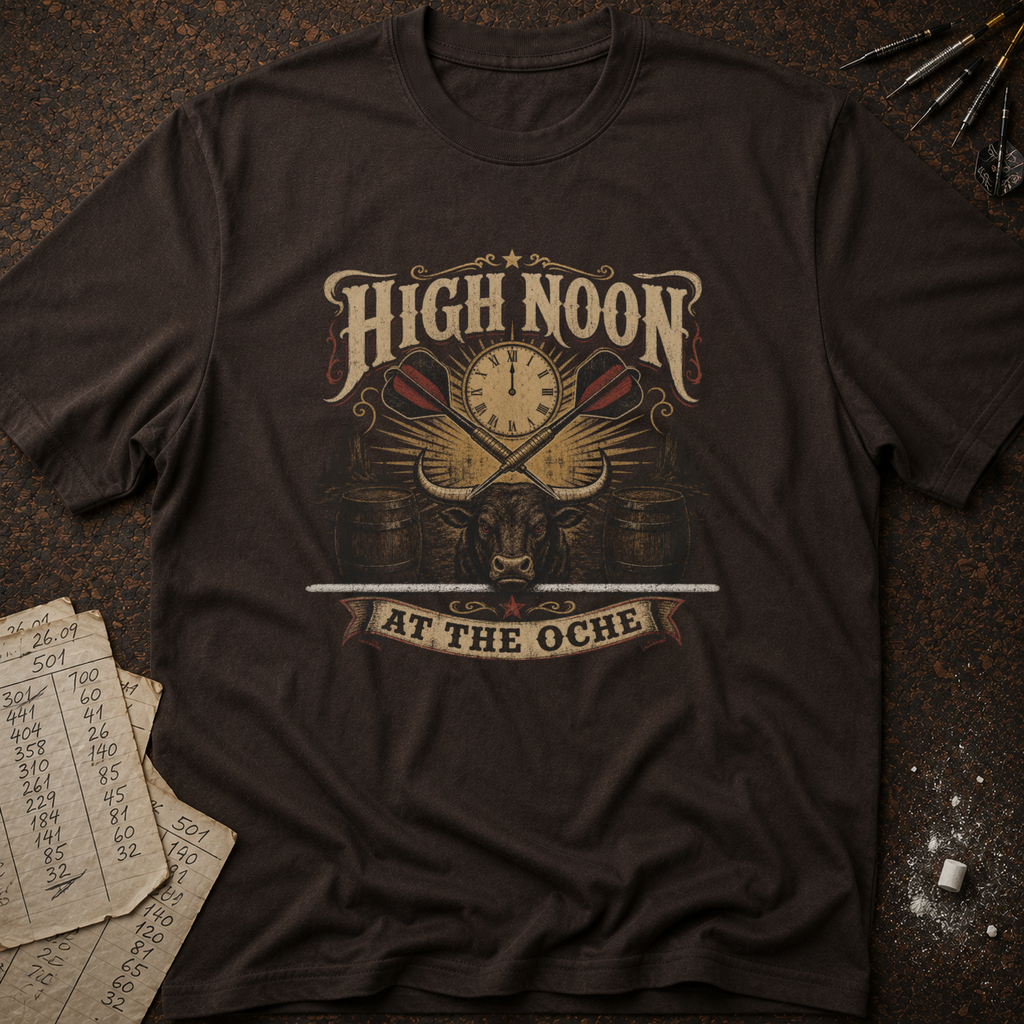 High Noon at the Oche Darts T-Shirt