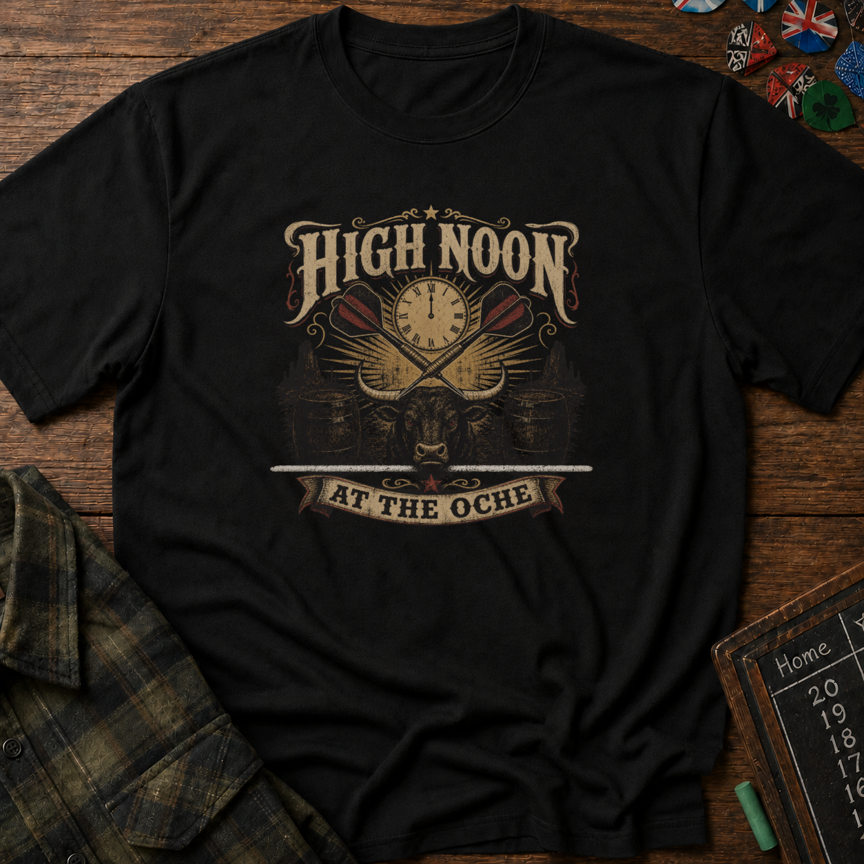 High Noon at the Oche Darts T-Shirt