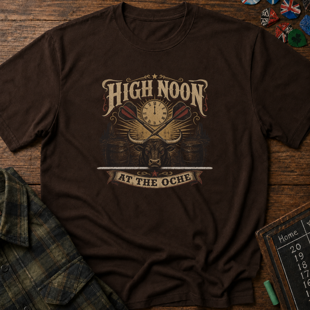 High Noon at the Oche Darts T-Shirt