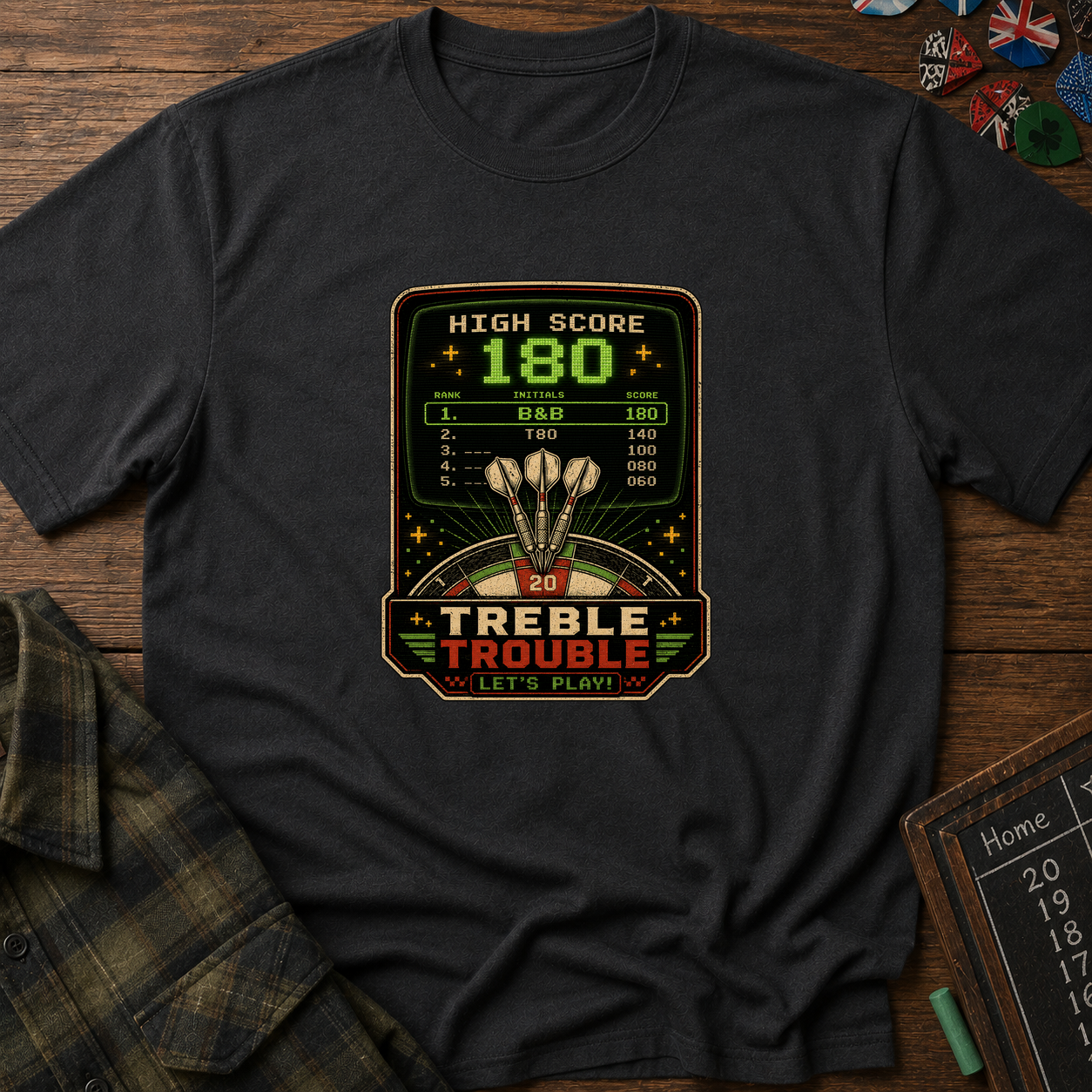 Treble Trouble High Score Retro-gaming Tee
