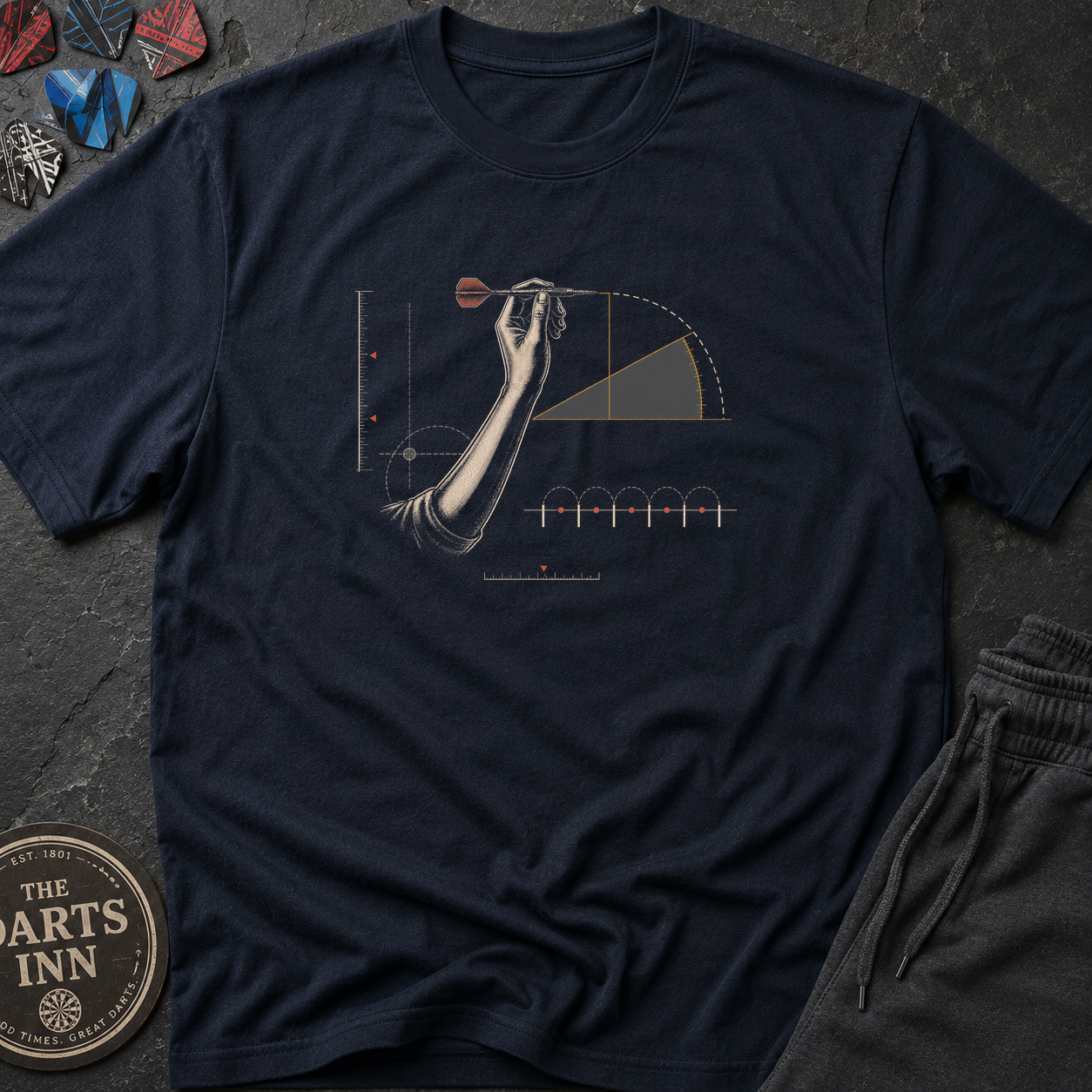 Darts Release Angle T-Shirt