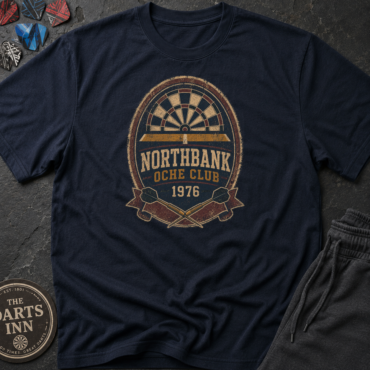 Northbank Oche Club Vintage Darts Tee