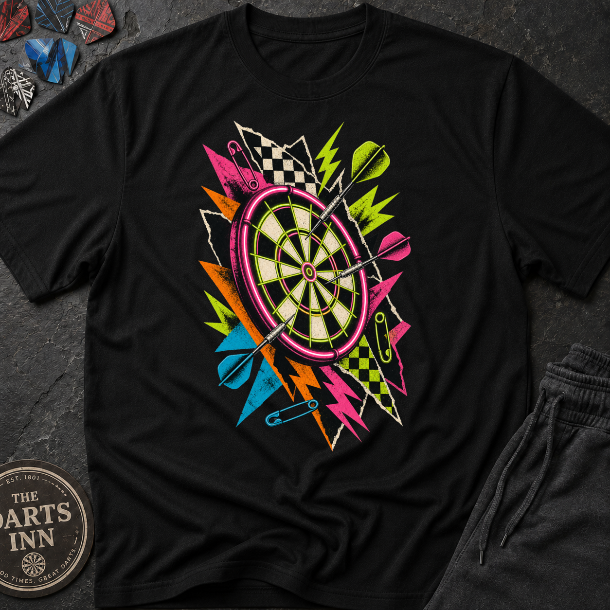 Neon Oche Darts T-Shirt