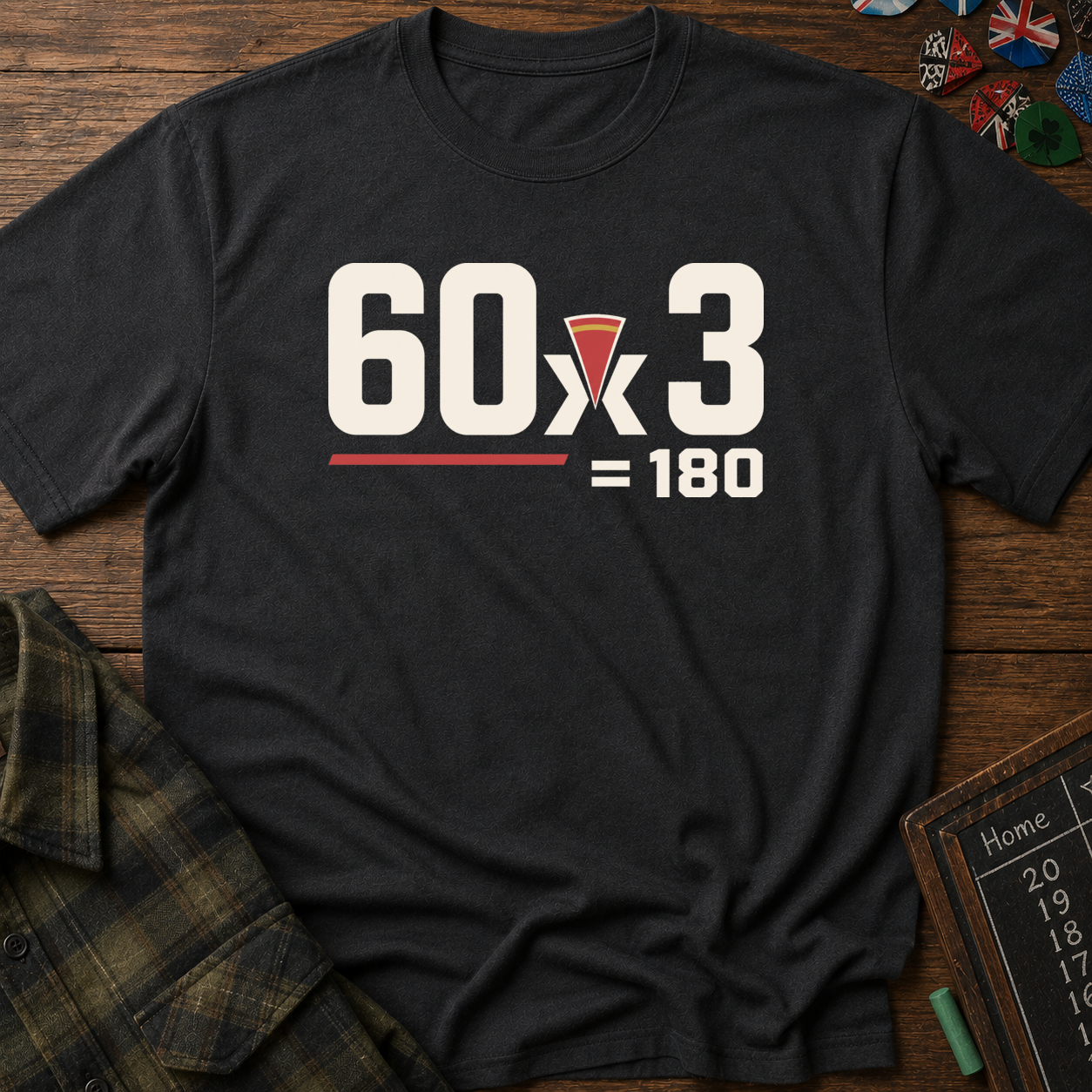 60 x 3 = 180 T-Shirt