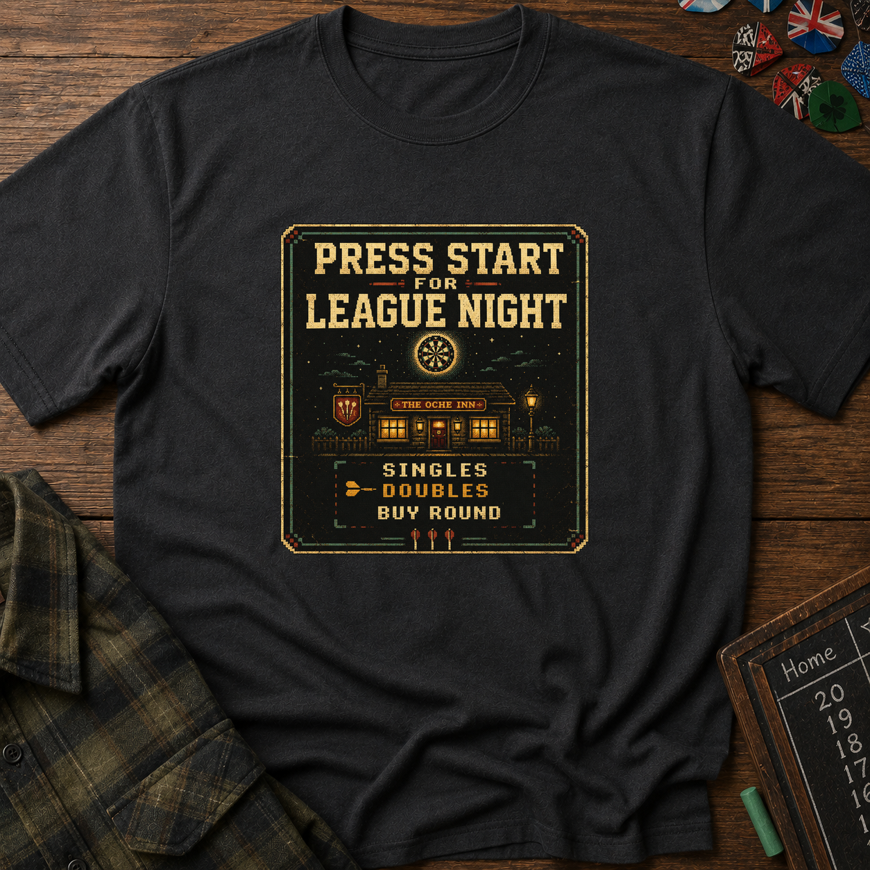 Press Start For Darts Tee