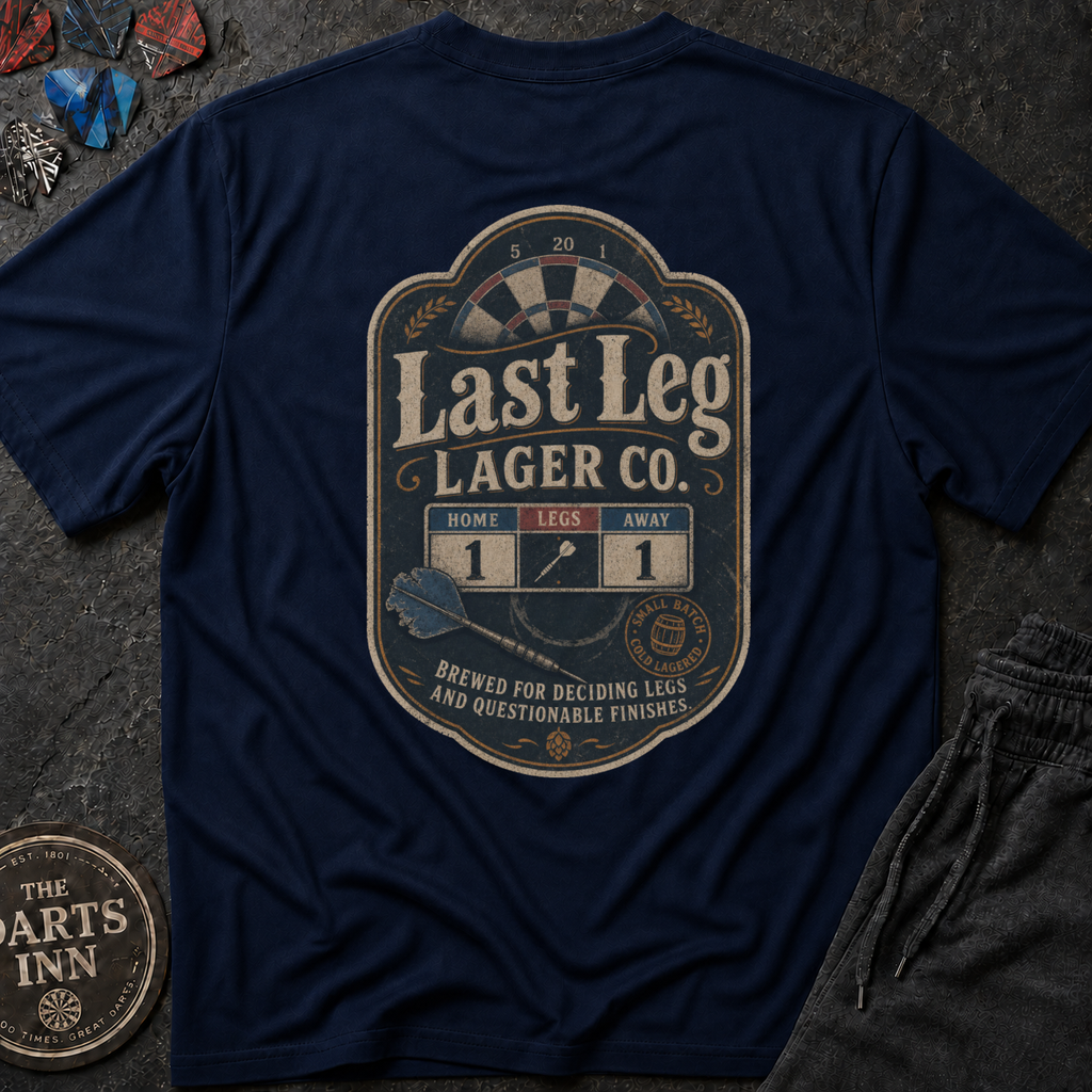 Last Leg Lager Co. Darts T-Shirt
