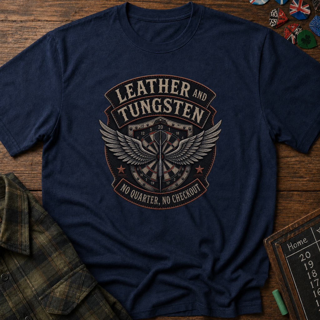 Leather And Tungsten Darts Club T-Shirt