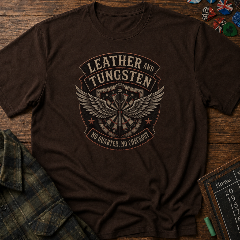 Leather And Tungsten Darts Club T-Shirt