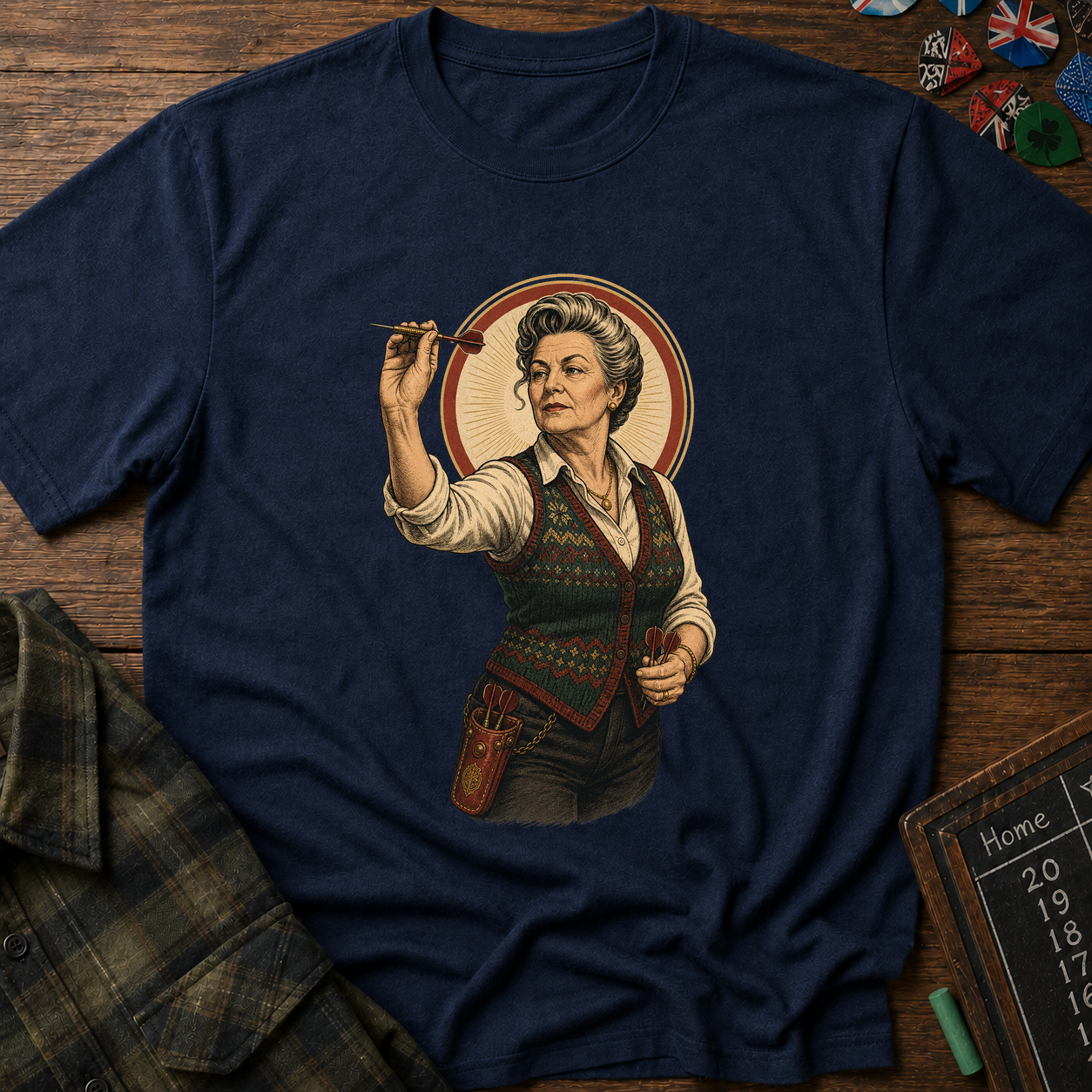 Mavis Double Tops Pub Darts T-Shirt
