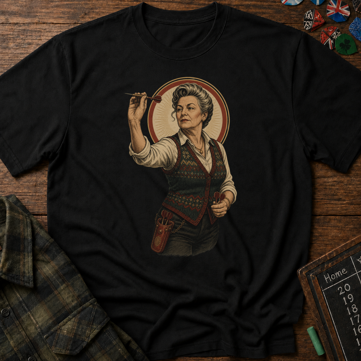 Mavis Double Tops Pub Darts T-Shirt