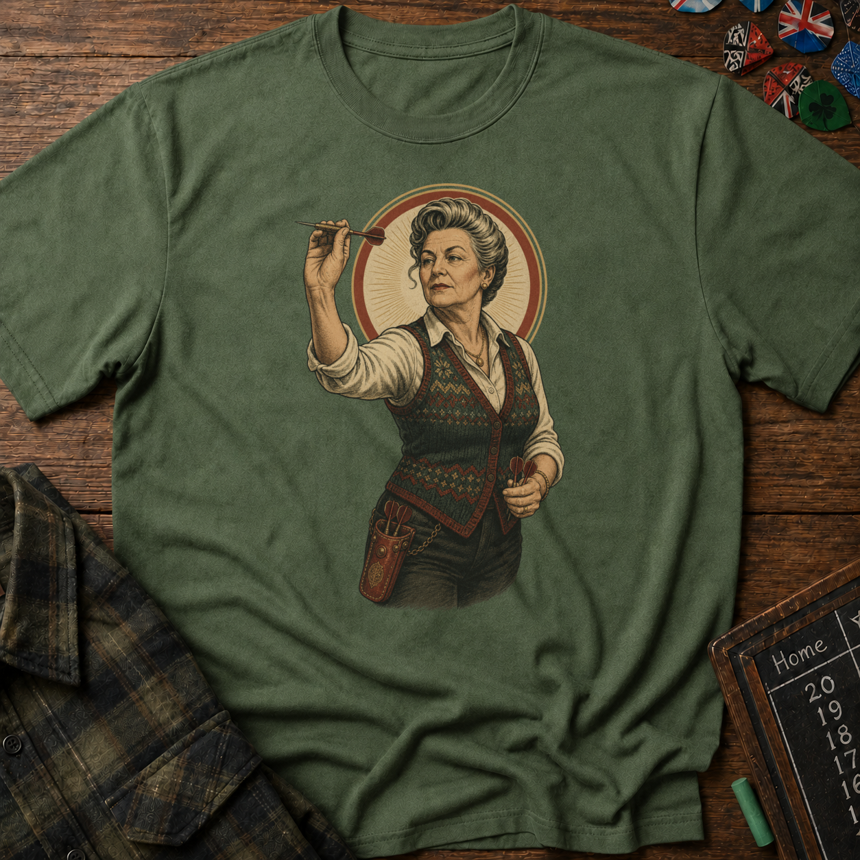 Mavis Double Tops Pub Darts T-Shirt