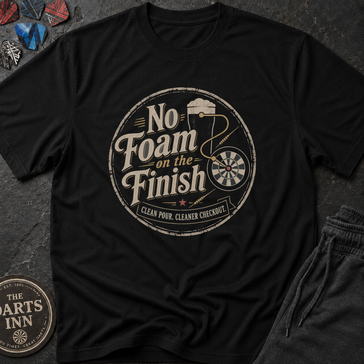 No Foam on the Finish Darts T-Shirt