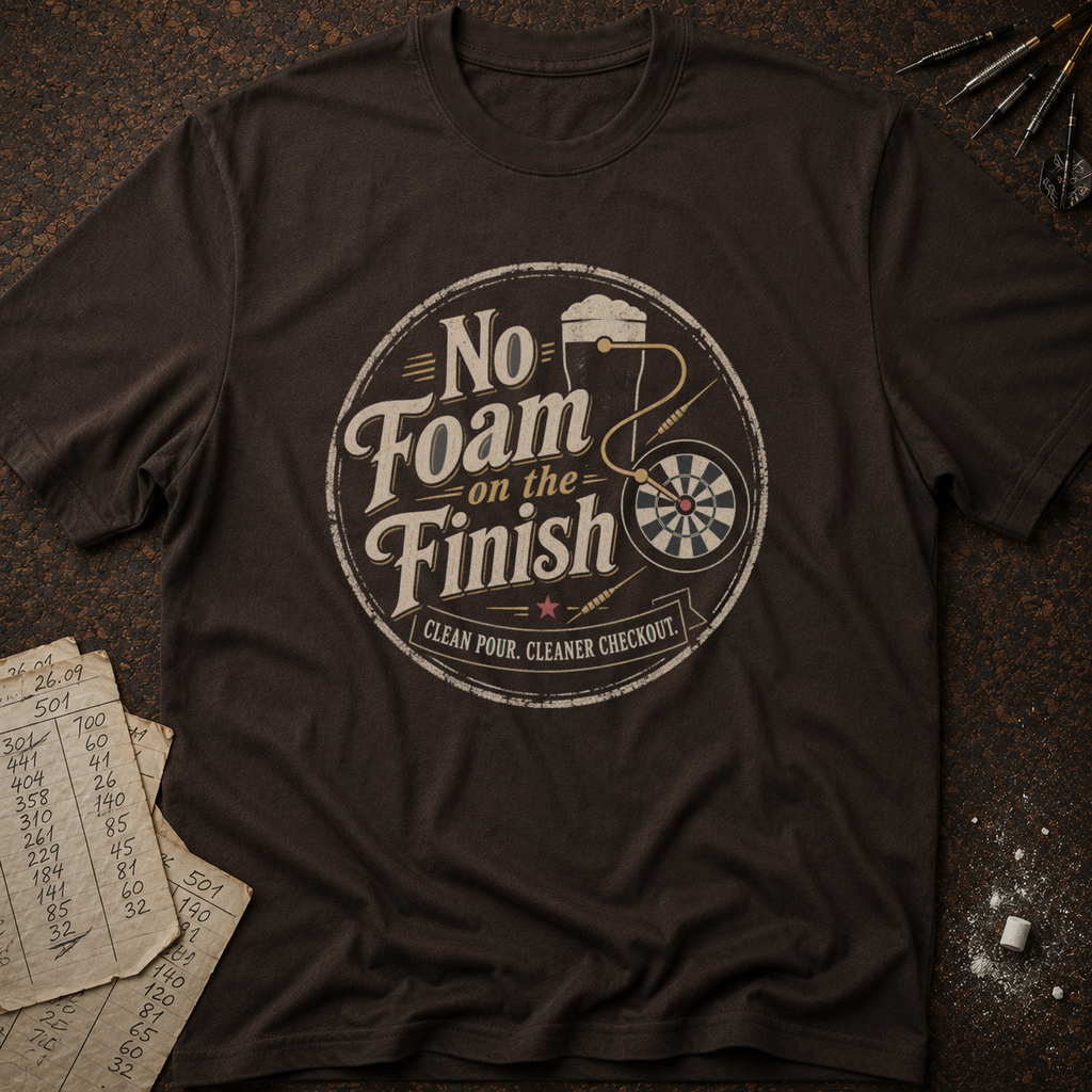 No Foam on the Finish Darts T-Shirt