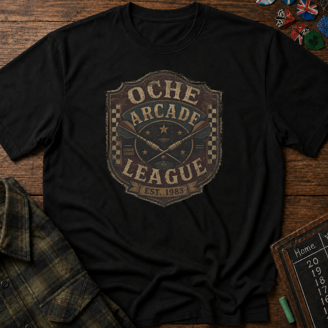 Oche Arcade Vintage League T-Shirt