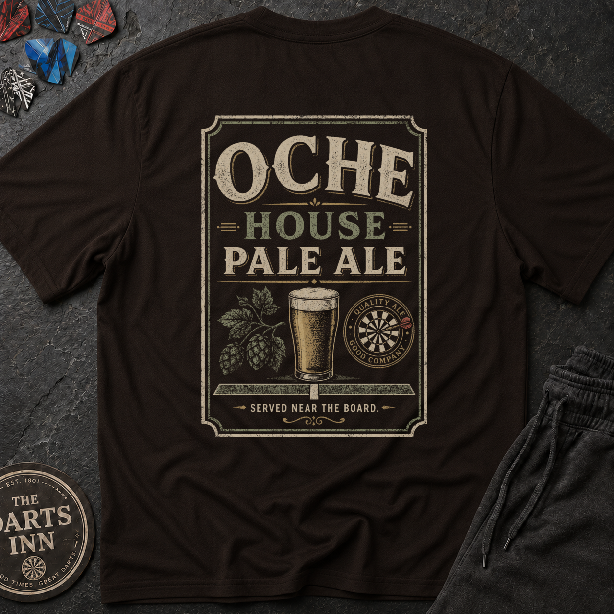 Oche House Pale Ale Darts T-Shirt
