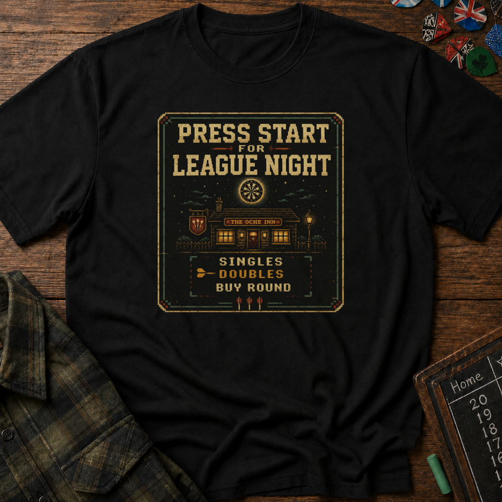 Press Start For Darts Tee
