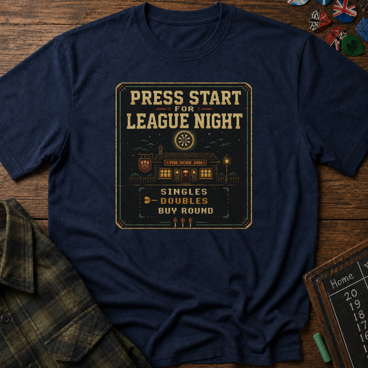 Press Start For Darts Tee