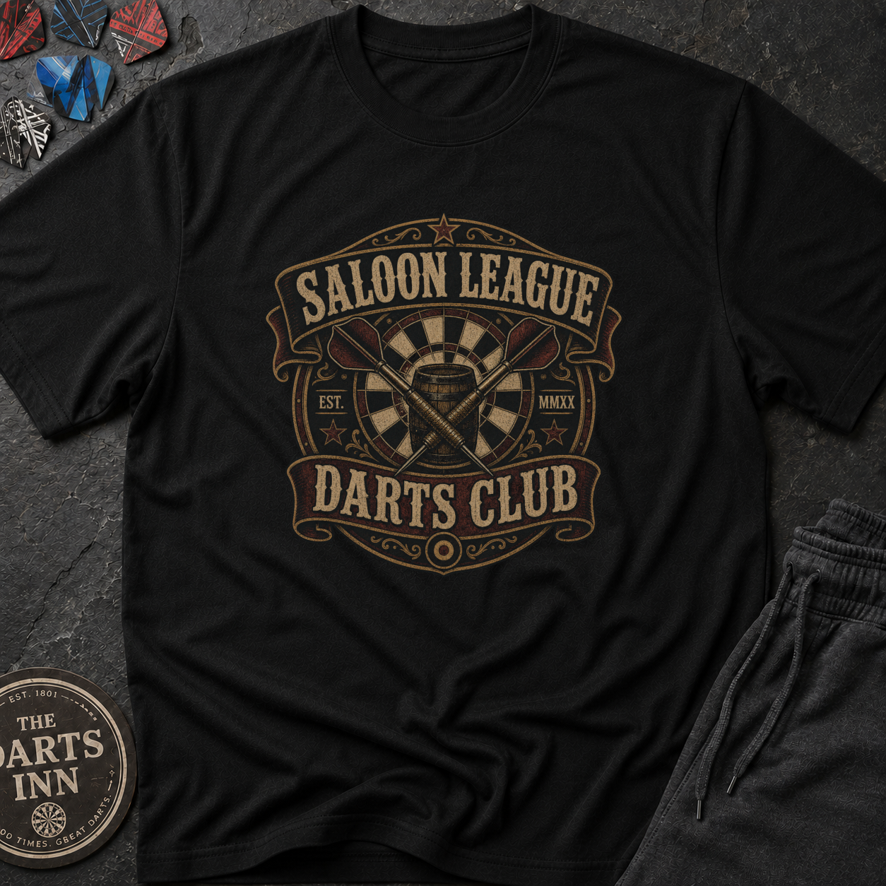 Saloon League Darts Club T-Shirt