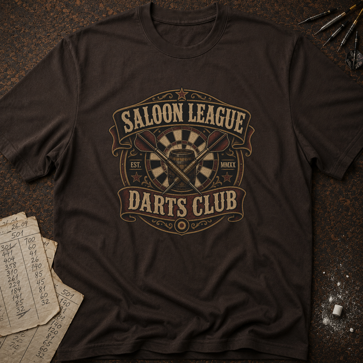 Saloon League Darts Club T-Shirt